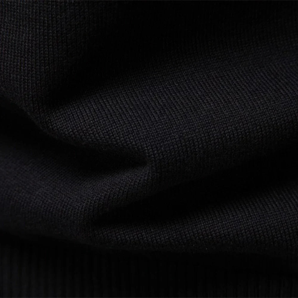Durham Heritage Stripe Men Half Zip Sweater